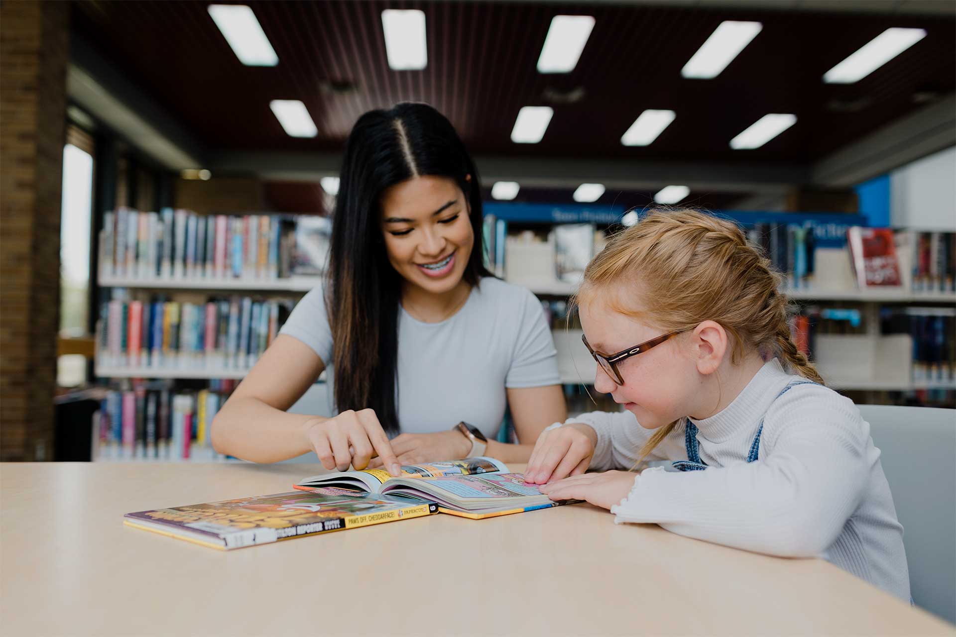 Youth Reading at the Regina Public Library